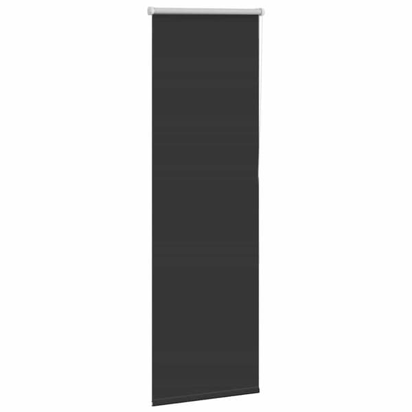 vidaXL Rullgardin mörkläggning svart 60x150 cm tyg bredd 55,7 cm