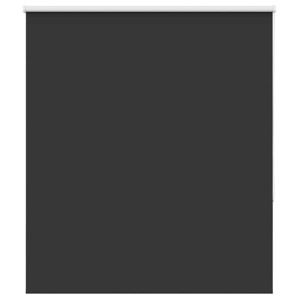 vidaXL Rullgardin mörkläggning svart 140x130 cm tyg bredd 136,6 cm