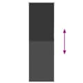 Miniatyrbilde 6 av 11: vidaXL Rullegardin lystette 50x175 cm stoff bredde 45,7 cm polyester