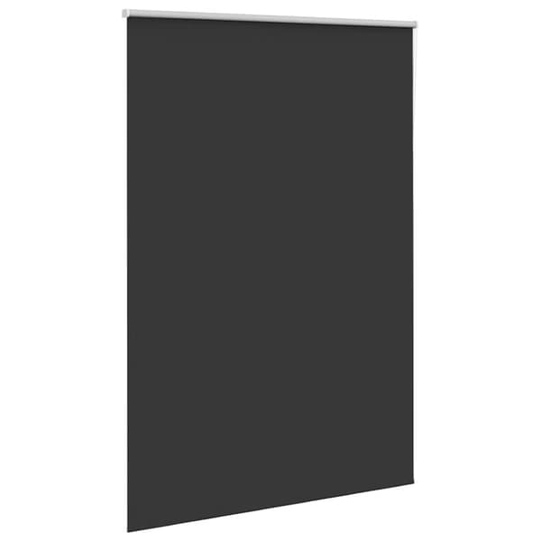 vidaXL Rullgardin mörkläggning svart 145x230 cm tyg bredd 141,6 cm