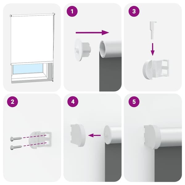 vidaXL Rullaverho Blackout Musta 165x210 cm Kankaan leveys 161,6 cm