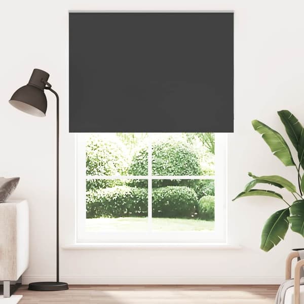 vidaXL Rullaverho Blackout Musta 165x210 cm Kankaan leveys 161,6 cm