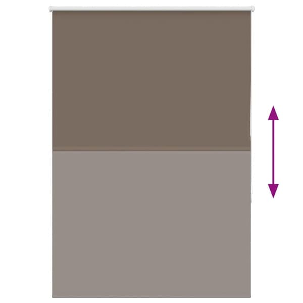 vidaXL rullegardin mørklægning 95x150 cm stofbredde 90,7 cm polyester