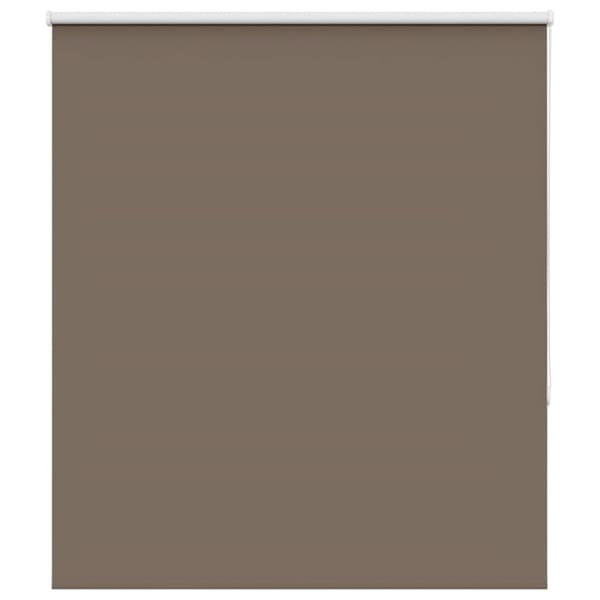 vidaXL Mörkläggningsgardin kaffe 125x130 cm tyg bredd 121,6 cm