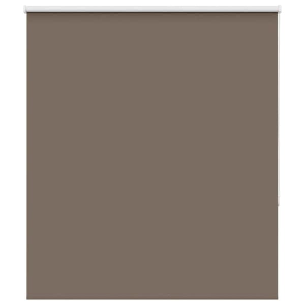 vidaXL Rullaverho Blackout kahvi 140x130 cm Kankaan leveys 136,6 cm