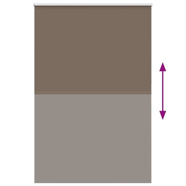 vidaXL Rullegardin lystette 160x230 cm stoff bredde 156,6 cm polyester