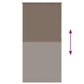Miniatyrbillede 6 af 11: vidaXL rullegardin mørklægning 85x150 cm stofbredde 80,7 cm polyester