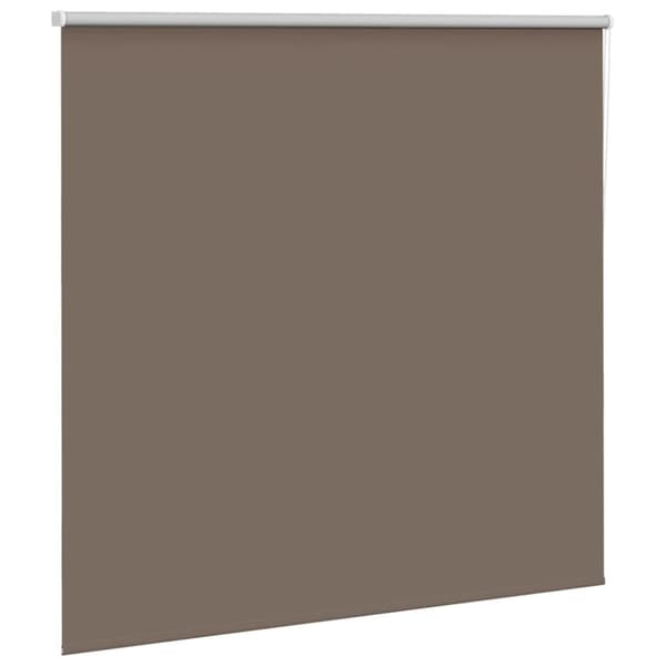 vidaXL Mörkläggningsgardin kaffe 145x130 cm tyg bredd 141,6 cm
