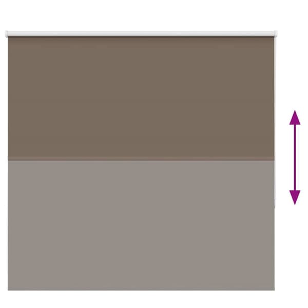 vidaXL Rullegardin lystette 145x150 cm stoff bredde 141,6 cm polyester