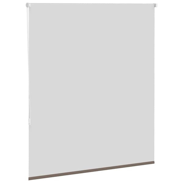 vidaXL Mörkläggningsgardin kaffe 140x130 cm tyg bredd 136,6 cm