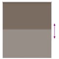Pikkukuva 6 / 11: vidaXL Rullaverho Blackout kahvi 120x175 cm Kankaan leveys 116,6 cm