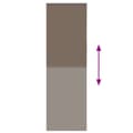 Miniatyrbillede 6 af 11: vidaXL rullegardin mørklægning 85x210 cm stofbredde 80,7 cm polyester