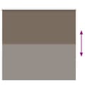 Pikkukuva 6 / 11: vidaXL Rullaverho Blackout kahvi 165x150 cm Kankaan leveys 161,6 cm
