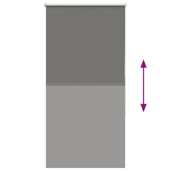 vidaXL rullegardin mørklægning 75x150 cm stofbredde 70,7 cm polyester