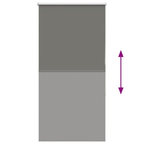 vidaXL rullegardin mørklægning 65x130 cm stofbredde 60,7 cm polyester