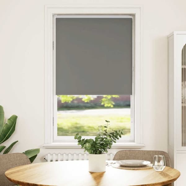 vidaXL rullegardin mørklægning 75x130 cm stofbredde 70,7 cm polyester