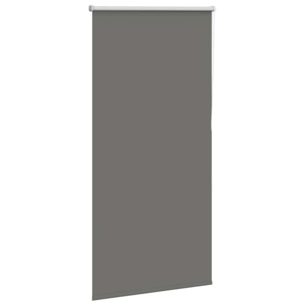 vidaXL Rullgardin mörkläggning grå 75x130 cm tyg bredd 70,7 cm