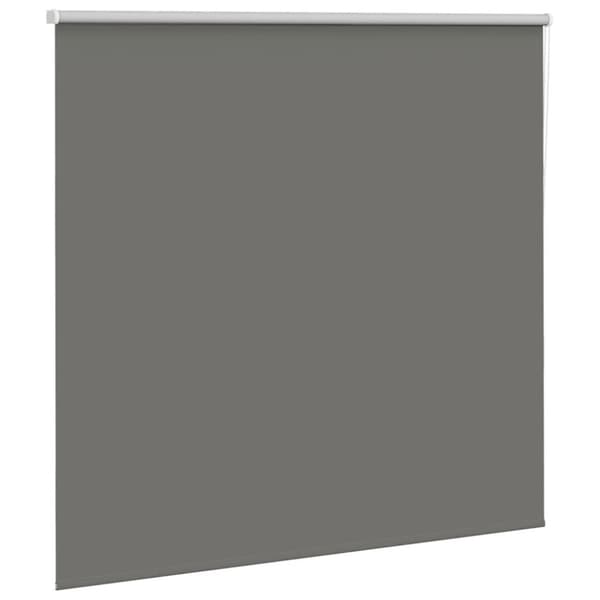 vidaXL Rullaverho Blackout harmaa 155x130 cm Kankaan leveys 151,6 cm