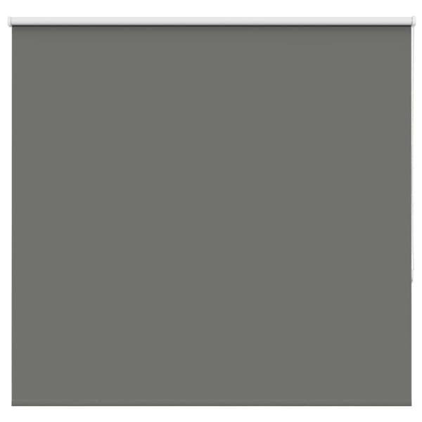 vidaXL Rullaverho Blackout harmaa 165x130 cm Kankaan leveys 161,6 cm