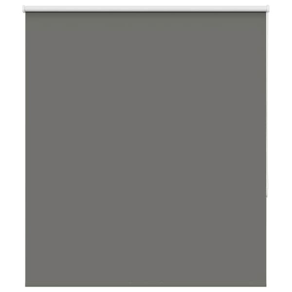 vidaXL Rullgardin mörkläggning grå 130x130 cm tyg bredd 126,6 cm