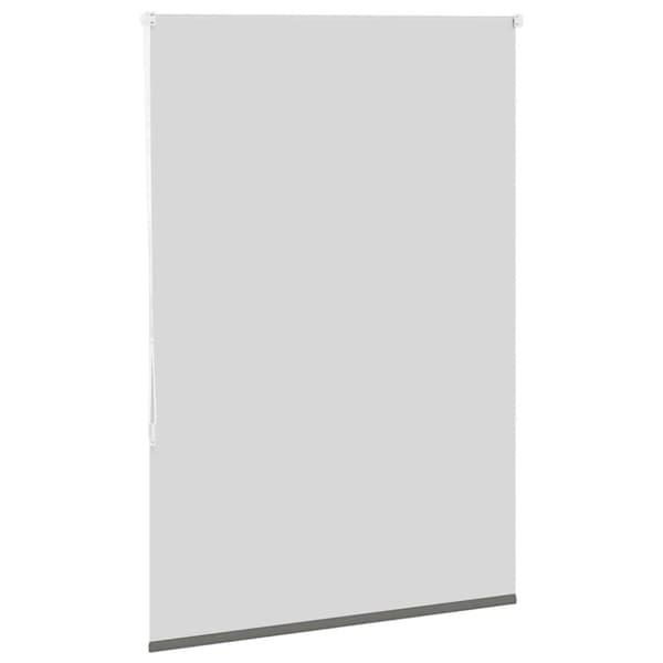 vidaXL Rullgardin mörkläggning grå 100x130 cm tyg bredd 95,7 cm