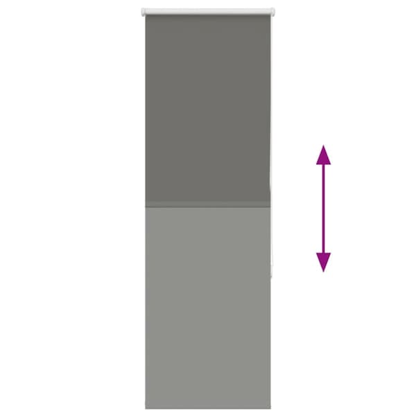 vidaXL Rullegardin lystette 55x150 cm stoff bredde 50,7 cm polyester