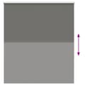 Pikkukuva 6 / 11: vidaXL Rullaverho Blackout harmaa 140x150 cm Kankaan leveys 136,6 cm