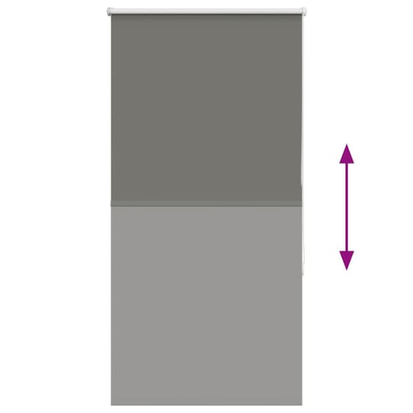 vidaXL rullegardin mørklægning 85x150 cm stofbredde 80,7 cm polyester