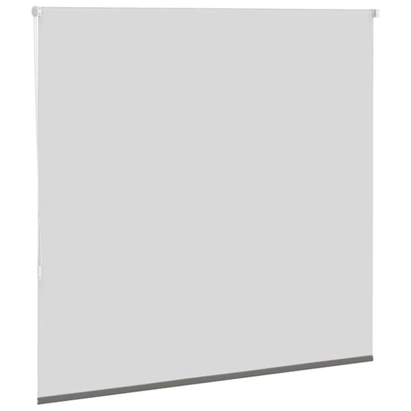 vidaXL Rullgardin mörkläggning grå 160x150 cm tyg bredd 156,6 cm