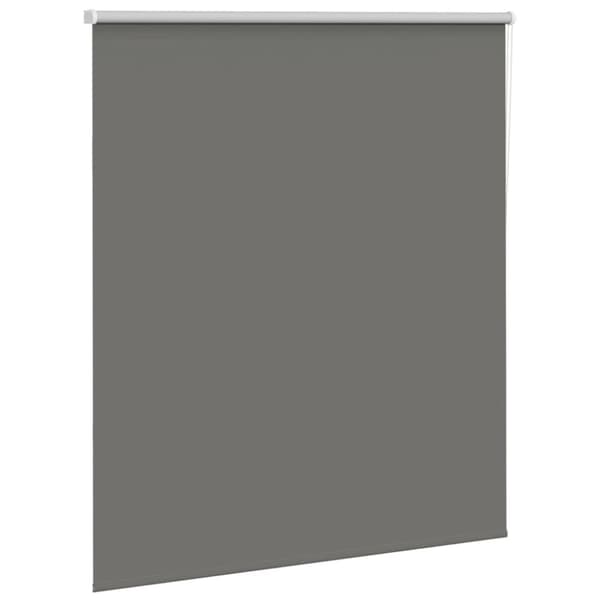 vidaXL Rullgardin mörkläggning grå 120x175 cm tyg bredd 116,6 cm