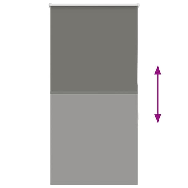 vidaXL Rullaverho Blackout harmaa 85x175 cm Kankaan leveys 80,7 cm