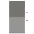 Pikkukuva 5 / 11: vidaXL Rullaverho Blackout harmaa 95x210 cm Kankaan leveys 90,7 cm