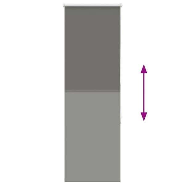vidaXL Rullegardin lystette 40x175 cm stoff bredde 35,7 cm polyester