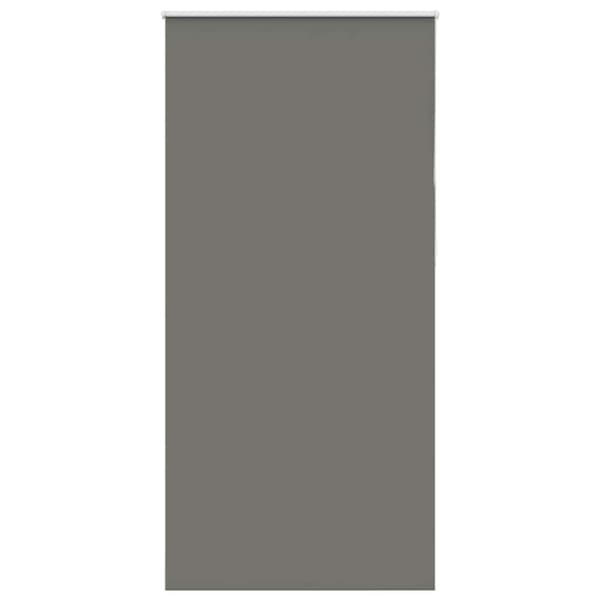 vidaXL Rullgardin mörkläggning grå 115x210 cm tyg bredd 110,7 cm