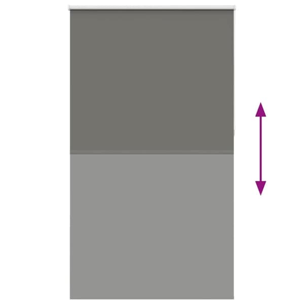 vidaXL rullegardin mørklægning 120x210 cm stofbredde 116,6cm polyester