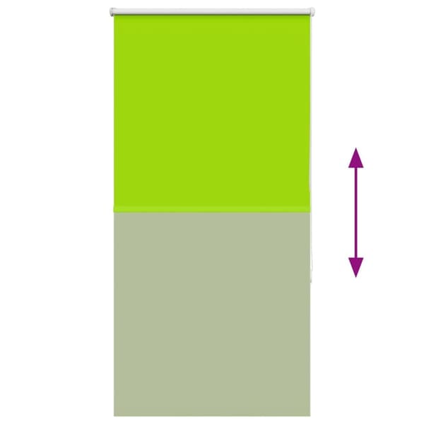 vidaXL rullegardin mørklægning 75x130 cm stofbredde 70,7 cm polyester
