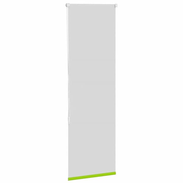 vidaXL Rullegardin lystette 50x130 cm stoff bredde 45,7 cm polyester