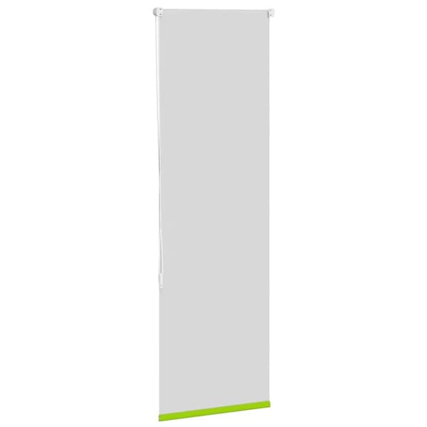 vidaXL Rullegardin lystette 40x130 cm stoff bredde 35,7 cm polyester