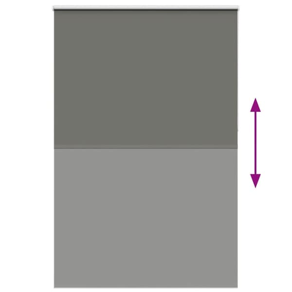 vidaXL rullegardin mørklægning 165x210 cm stofbredde 161,6cm polyester