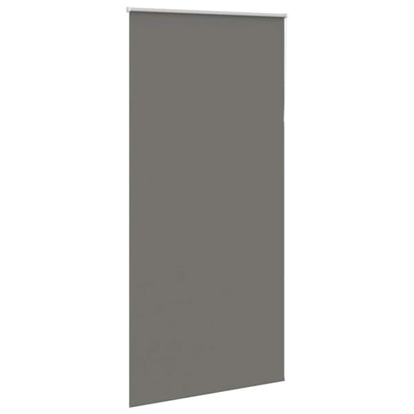 vidaXL Rullgardin mörkläggning grå 95x230 cm tyg bredd 90,7 cm