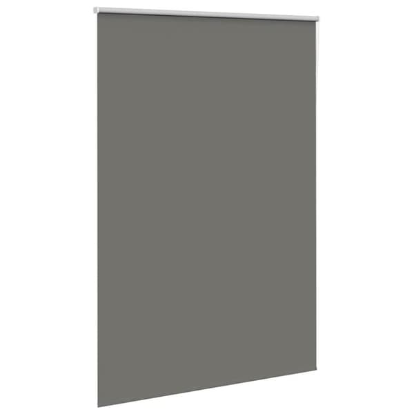 vidaXL Rullgardin mörkläggning grå 165x210 cm tyg bredd 161,6 cm