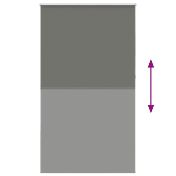 vidaXL rullegardin mørklægning 135x230 cm stofbredde 131,6cm polyester