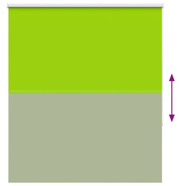 vidaXL rullegardin mørklægning 135x130 cm stofbredde 131,6cm polyester