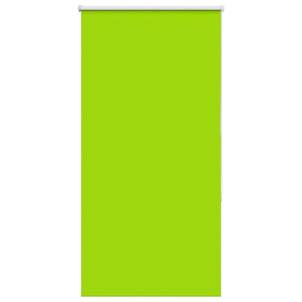 vidaXL Rullgardin mörkläggning blad grön 65x130 cm tyg bredd 60,7 cm