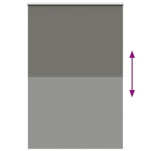 vidaXL rullegardin mørklægning 160x210 cm stofbredde 156,6cm polyester
