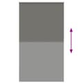 Miniatyrbilde 6 av 11: vidaXL Rullegardin lystette 135x230 cm stoff bredde 131,6 cm polyester