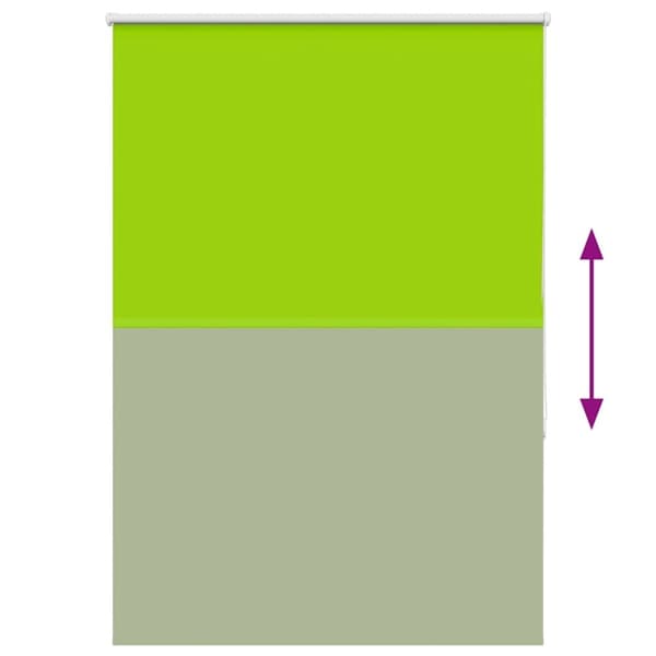 vidaXL rullegardin mørklægning 95x130 cm stofbredde 90,7 cm polyester