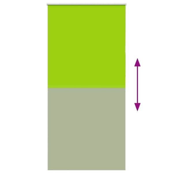 vidaXL Rullegardin lystette 105x210 cm stoff bredde 100,7 cm polyester