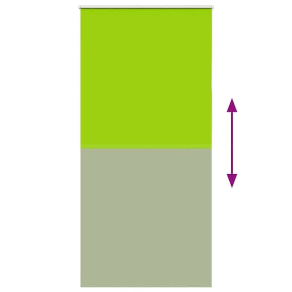 vidaXL rullegardin mørklægning 115x210 cm stofbredde 110,7cm polyester