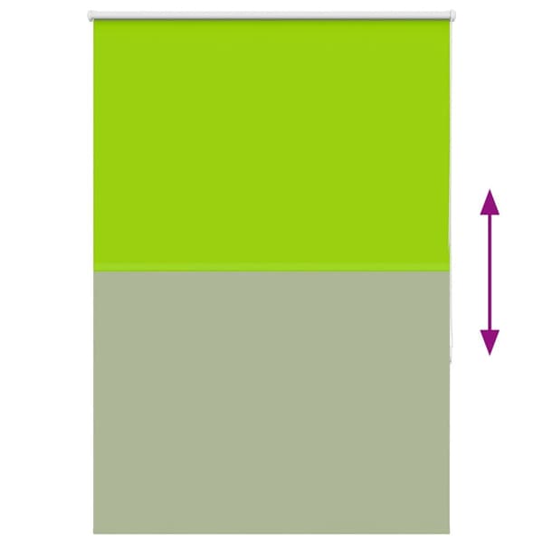 vidaXL Rullegardin lystette 100x150 cm stoff bredde 95,7 cm polyester